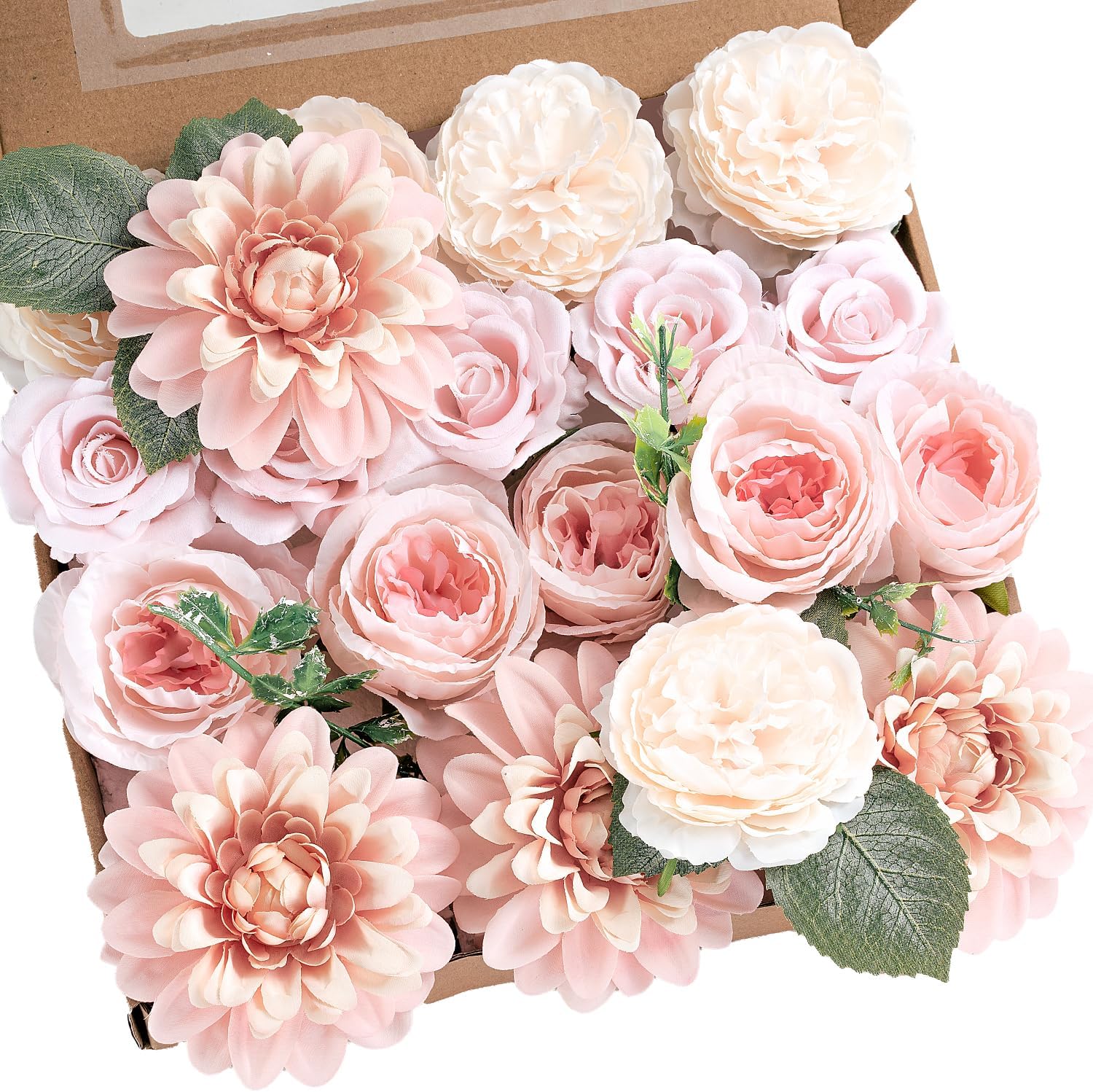 Blue Artificial Flowers — Baby Pink
