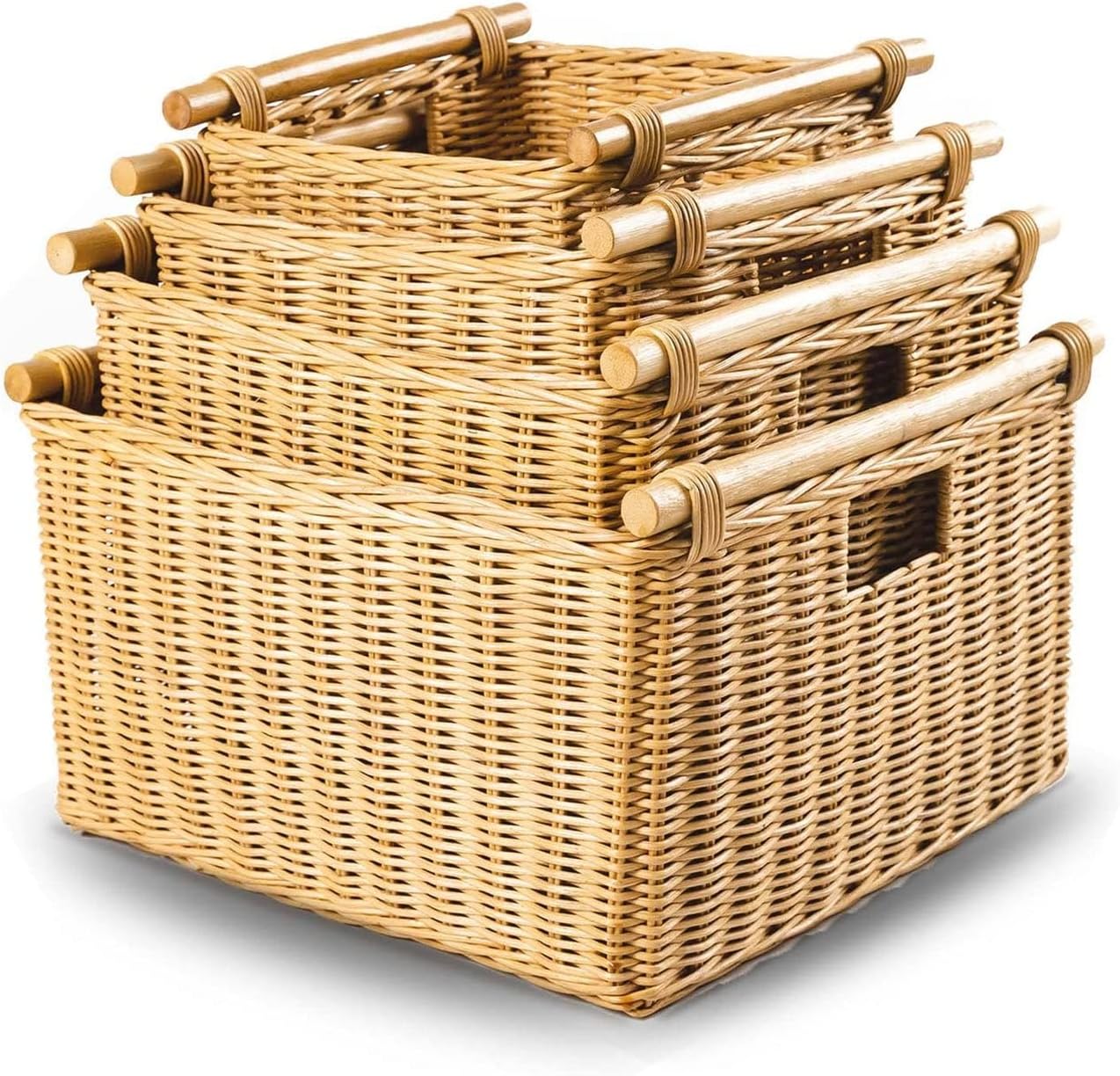 Beige Storage Basket - View 6