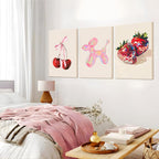 Framed Pink Canvas Wall Art — 16" - View 7