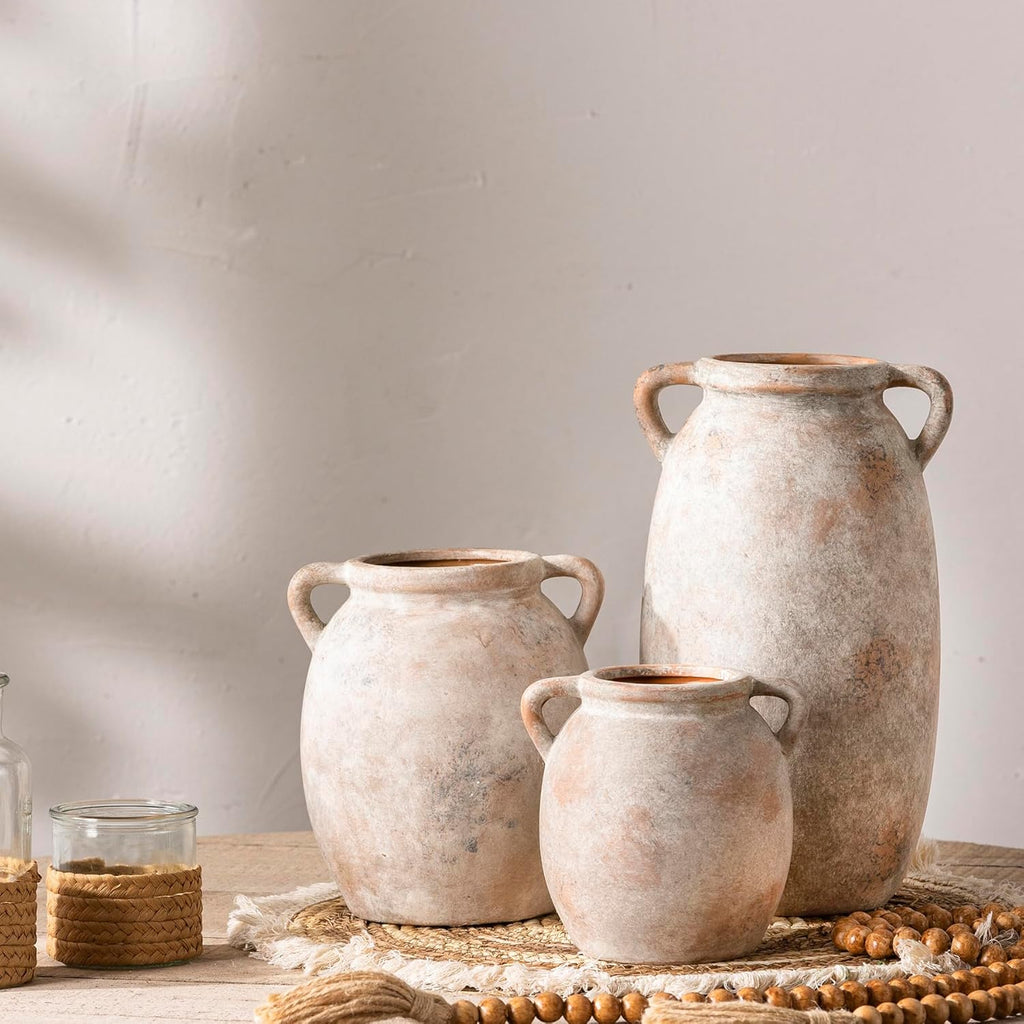 Farmhouse Black Flower Vase — 6" - View 9