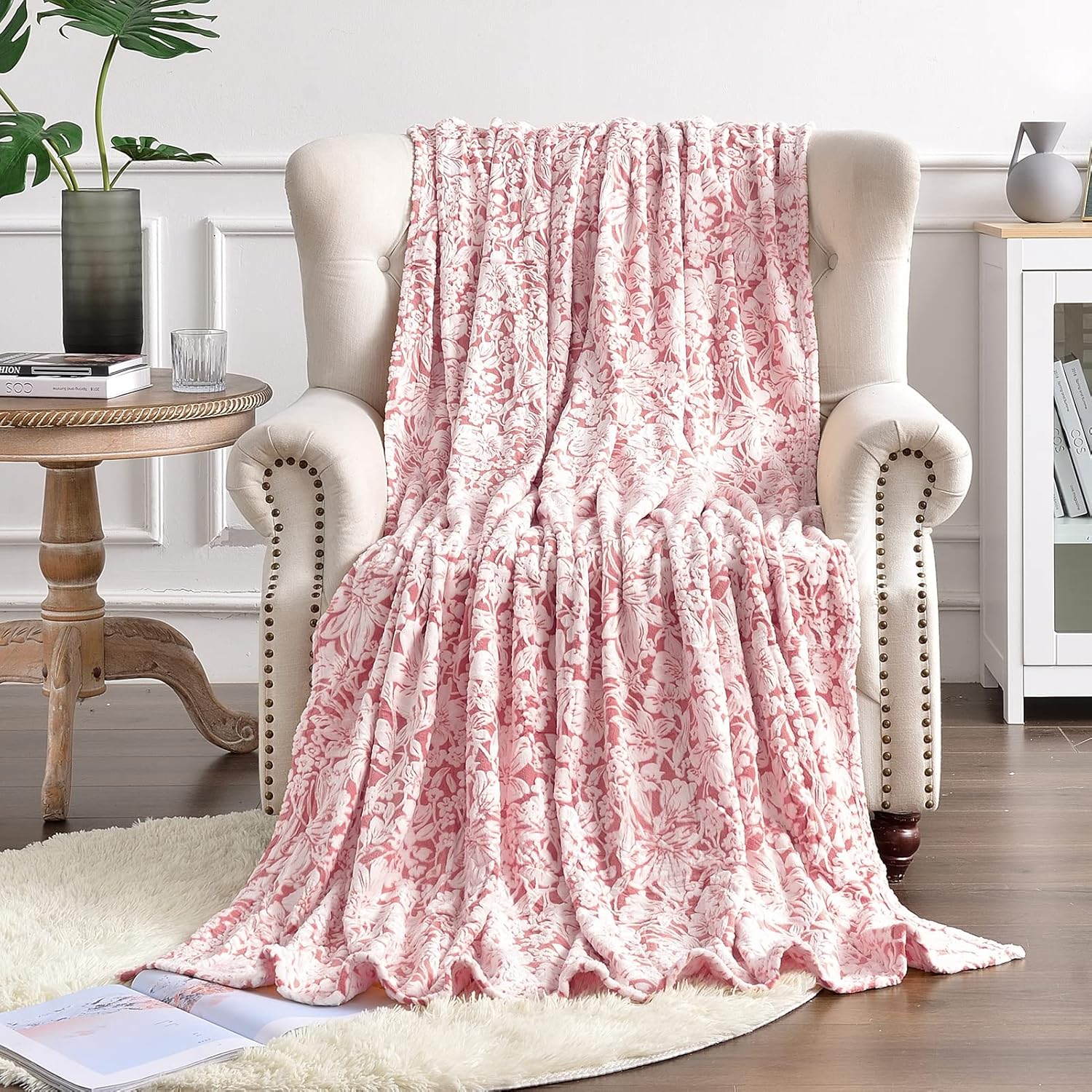 Orange Throw Pillow — 90" — Peach