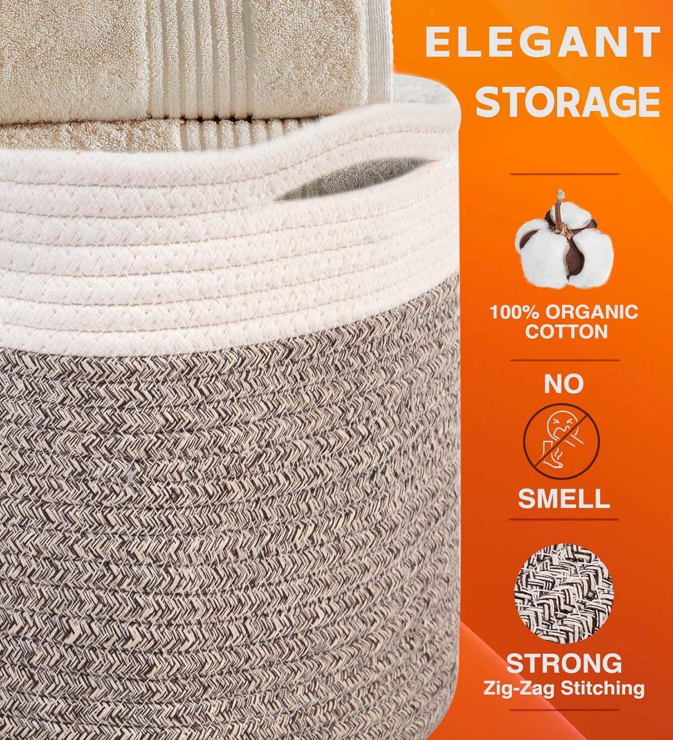 Boho Beige Vase — 15" - View 5