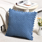 Boho Beige Throw Pillow Cover — 18" - View 2