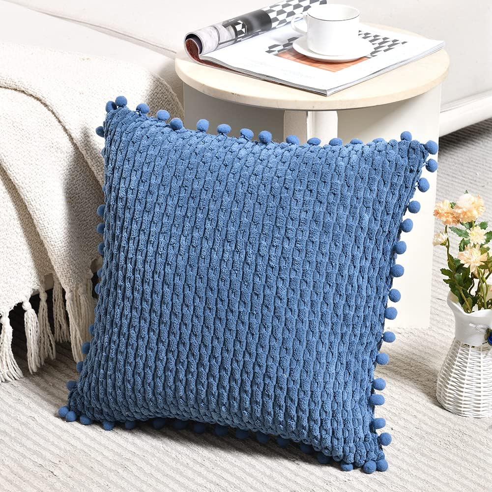 Boho Beige Throw Pillow Cover — 18" - View 2