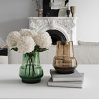 Modern Blue Flower Vase — 3" - View 4