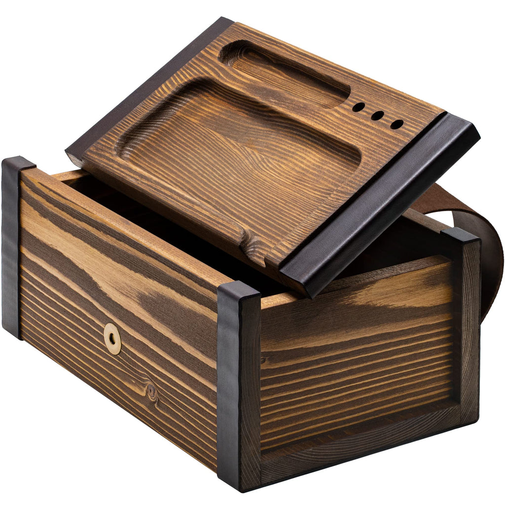 Handcrafted Wood Storage Basket