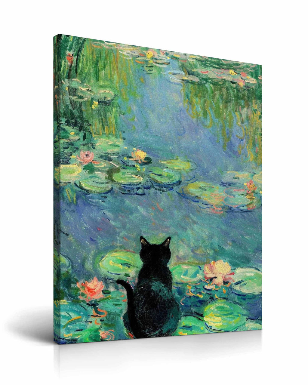 Black Framed Wall Art — 16"