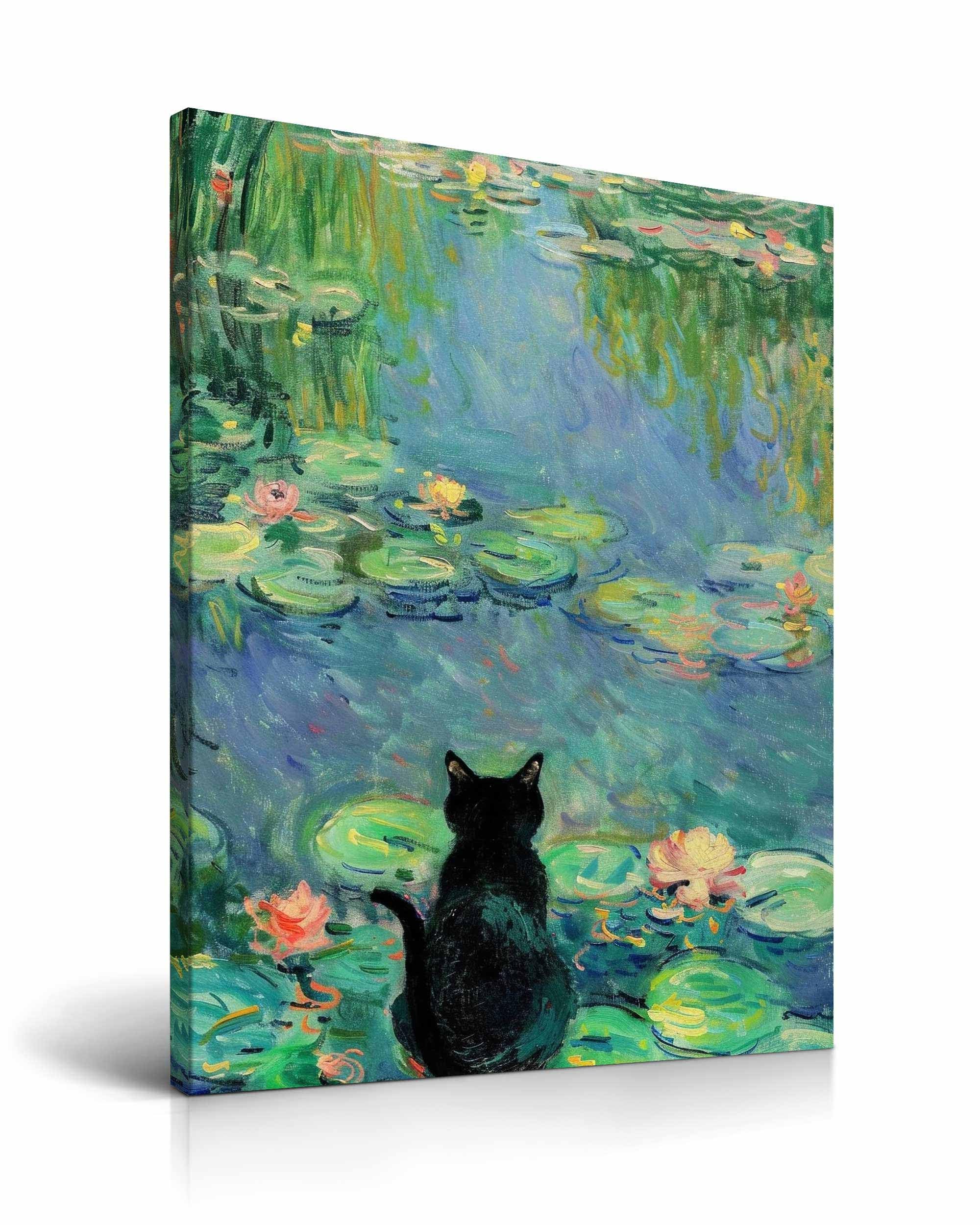 Black Framed Wall Art — 16"