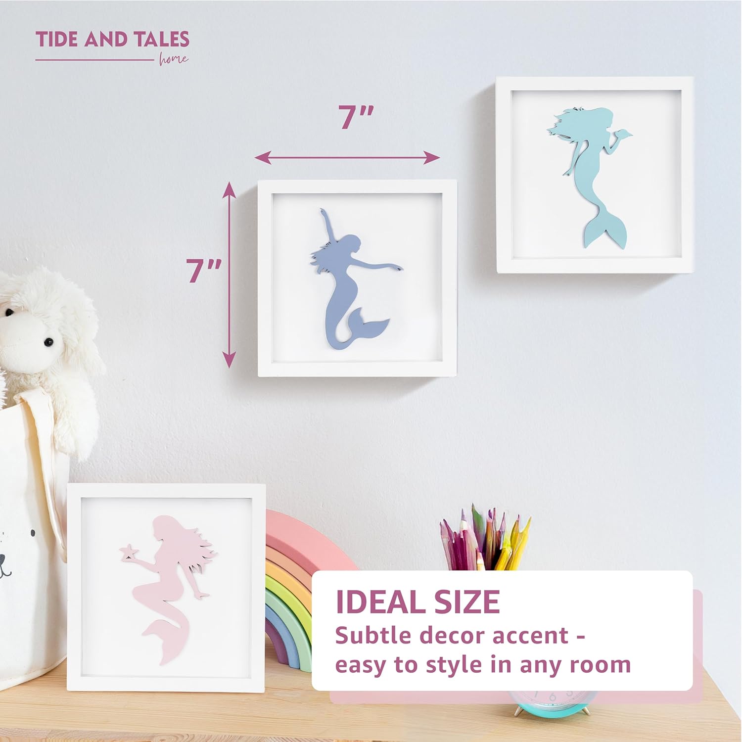 Framed Wood Wall Decor — Set of 3 - View 3
