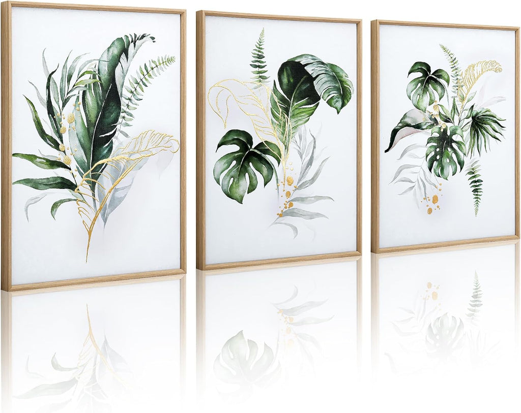 Luxe Metal Framed Wall Art — 24" — 12x16 Inch