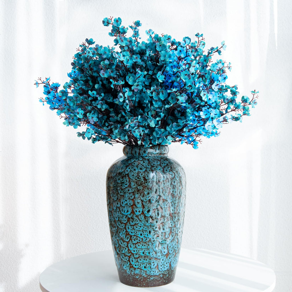 Modern Blue Flower Vase — 11"