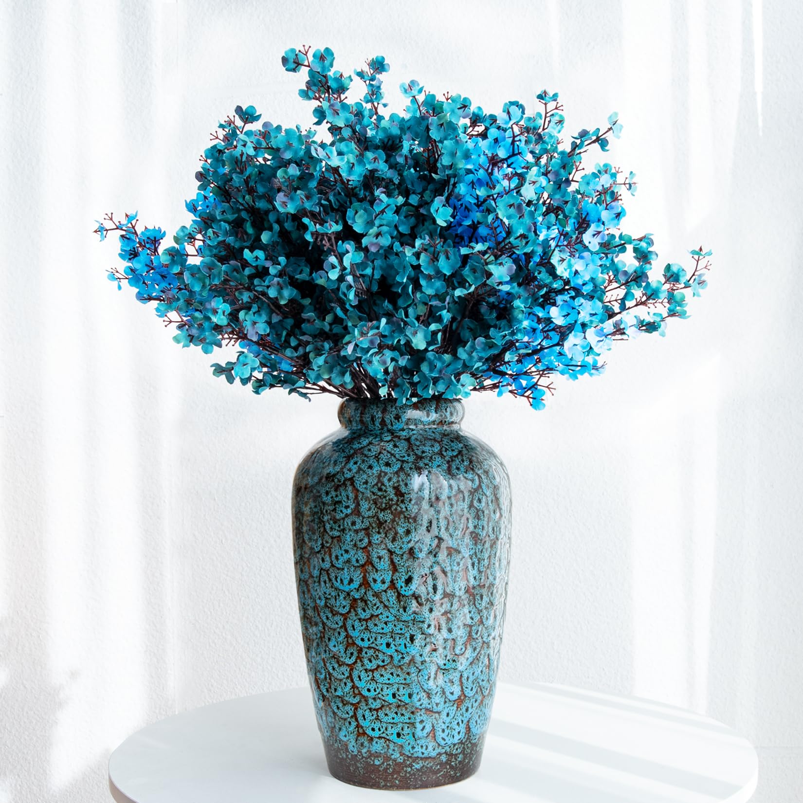 Modern Blue Flower Vase — 11"