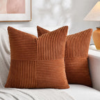 Boho Beige Throw Pillow Cover — 18"