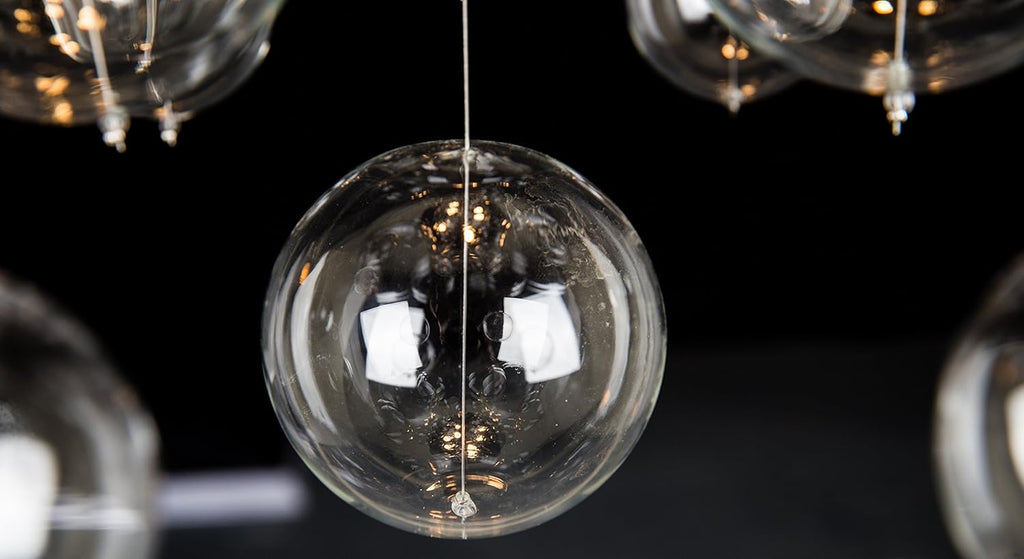 Modern Gold Chandelier - View 6