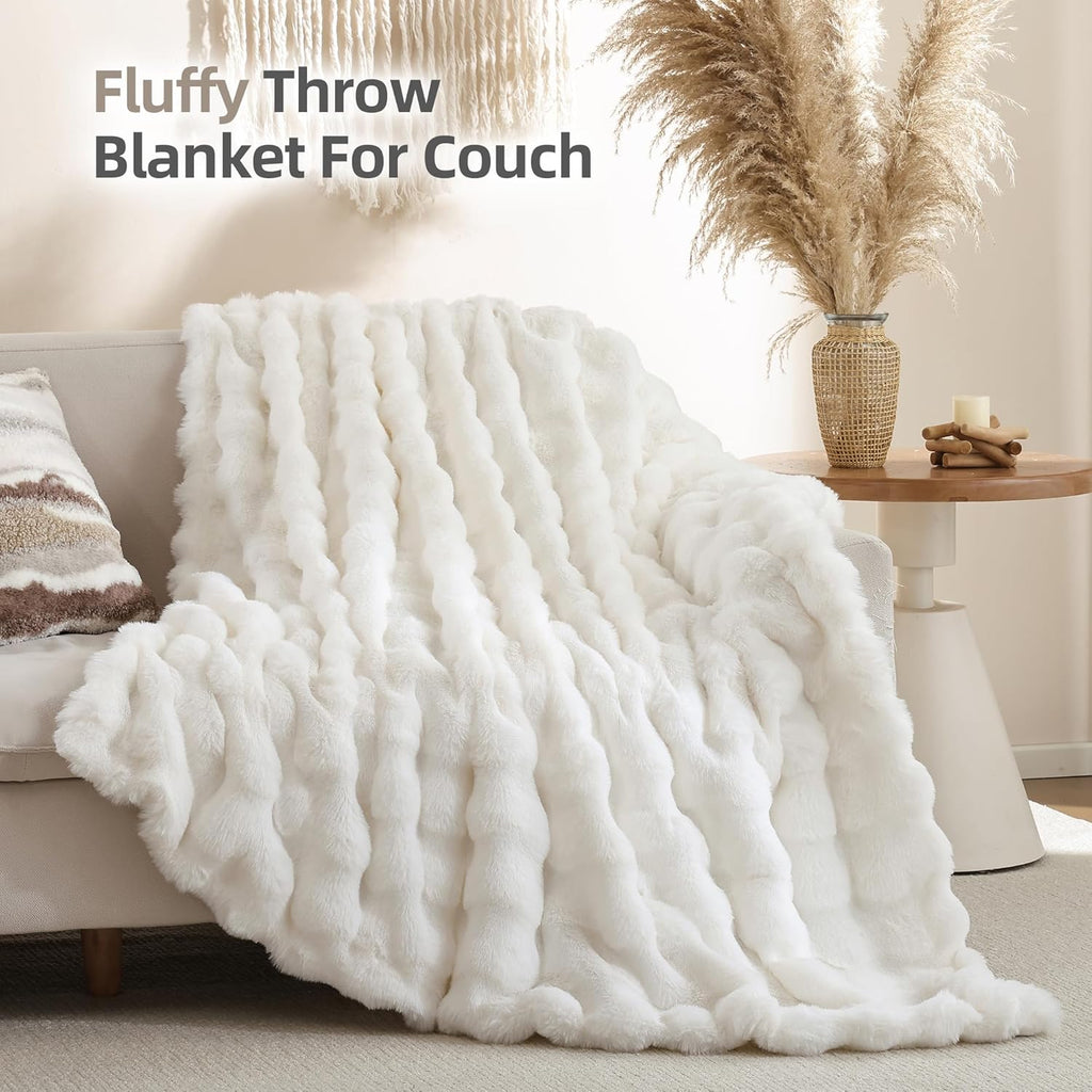 Luxe Beige Throw Pillow — 50" - View 3