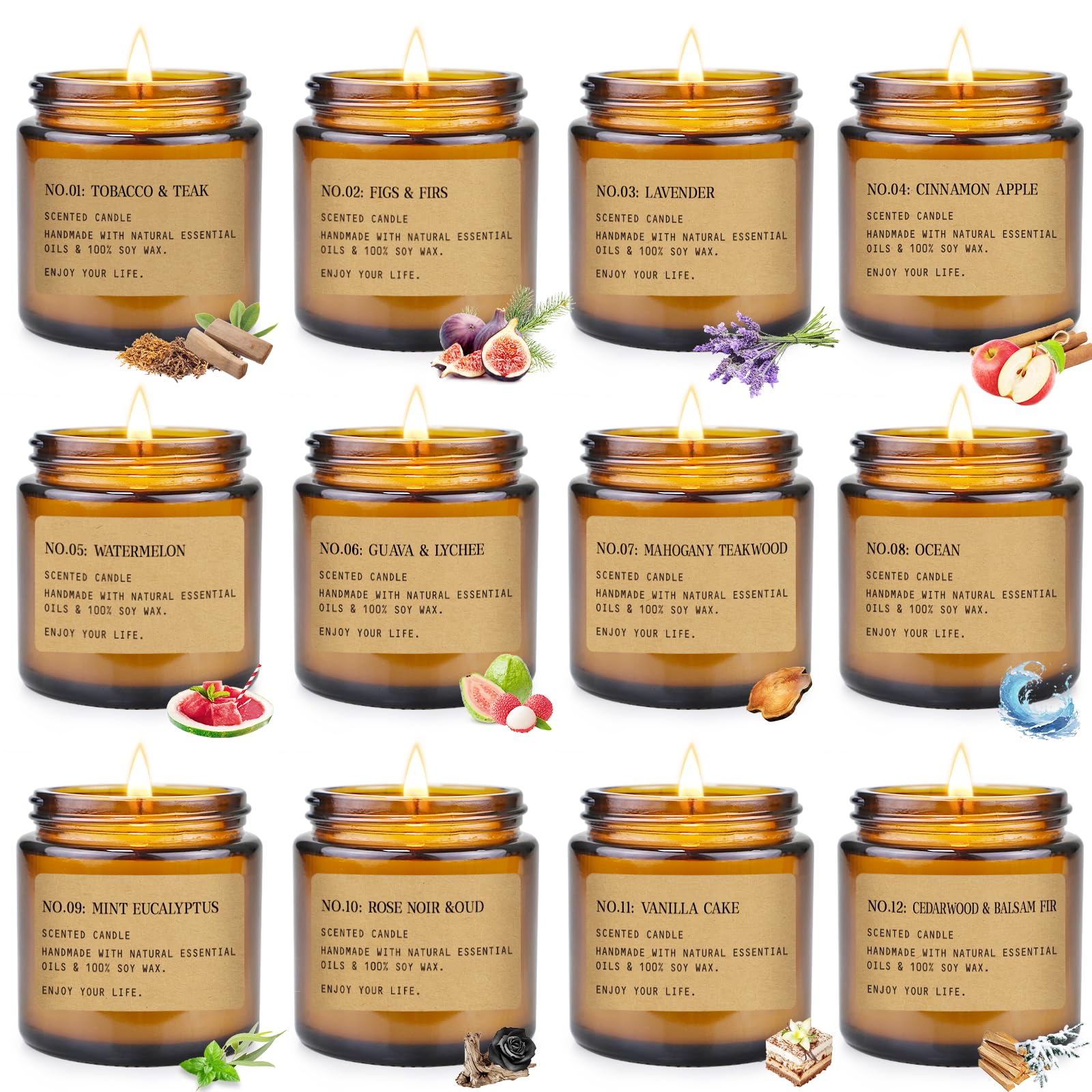 Soy Wax Orange Scented Candle
