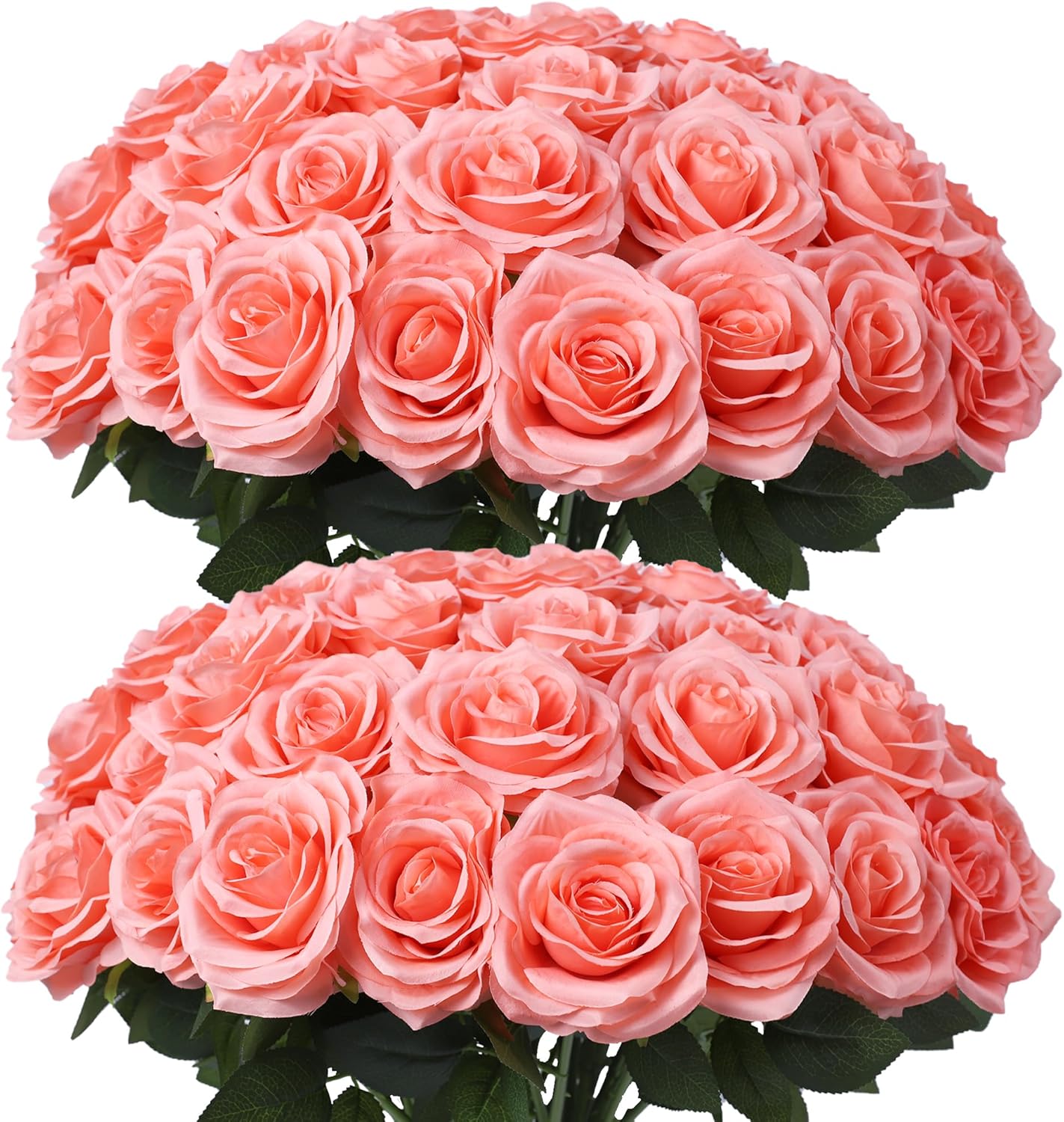 Blue Artificial Flowers — Coral Peach