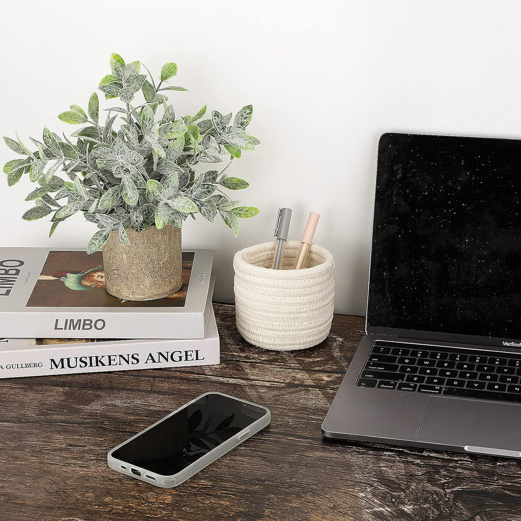 Farmhouse Green Faux Plant — 8" - View 4