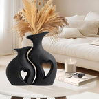 Modern Beige Flower Vase — 9.7" - View 4