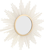 Round Luxe Metal Wall Mirror — 23" - View 2