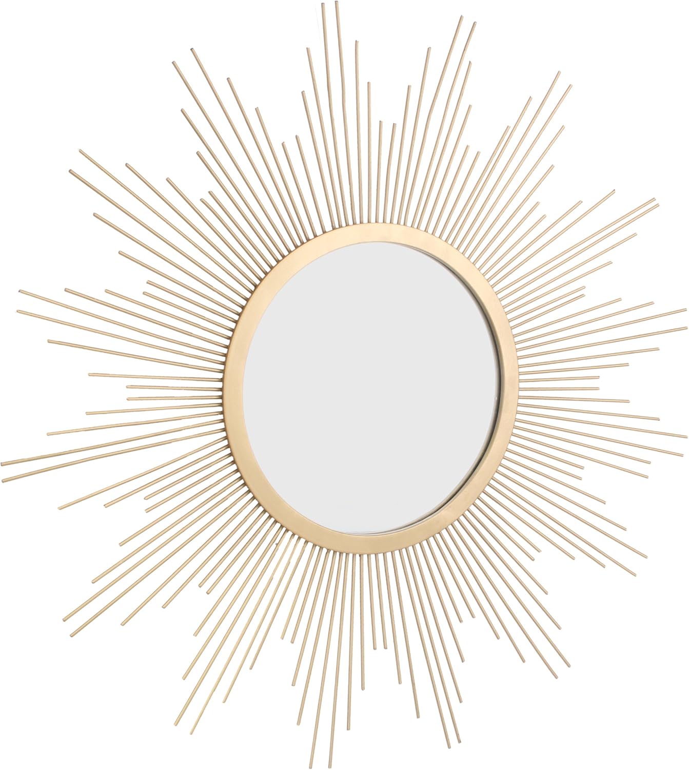 Round Luxe Metal Wall Mirror — 23" - View 2