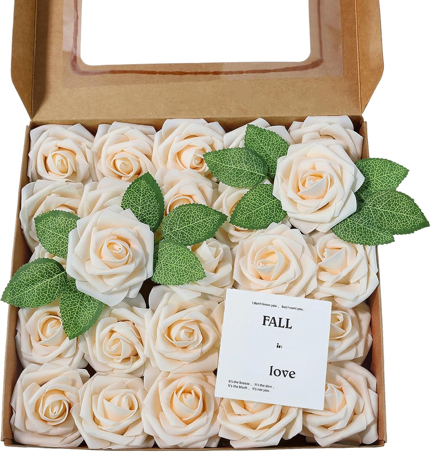 Beige Artificial Flowers — Champagne