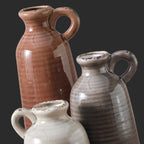 Boho Brown Flower Vase — Set of 3 - View 3