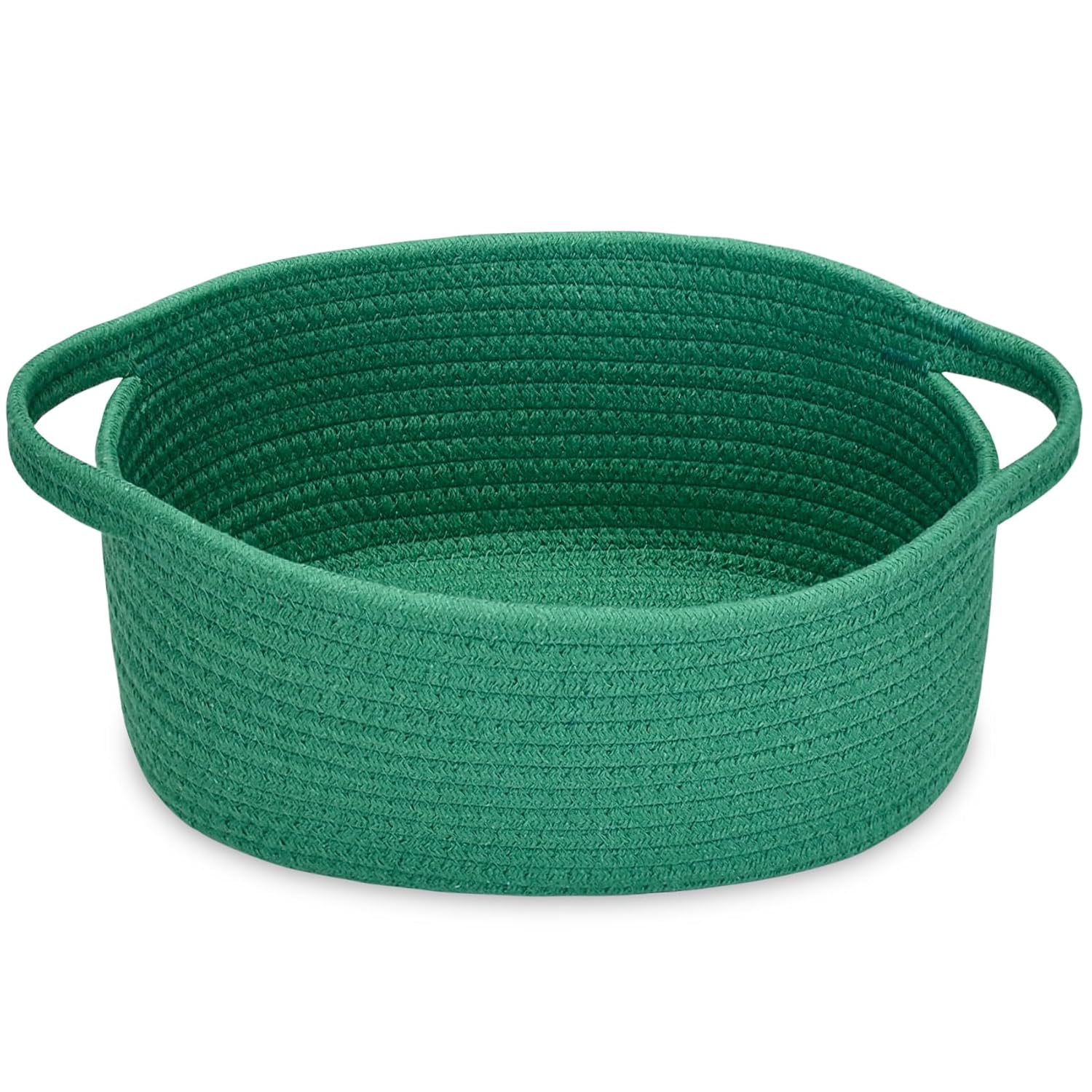 Boho Beige Storage Bin — 12" — All Deep Green