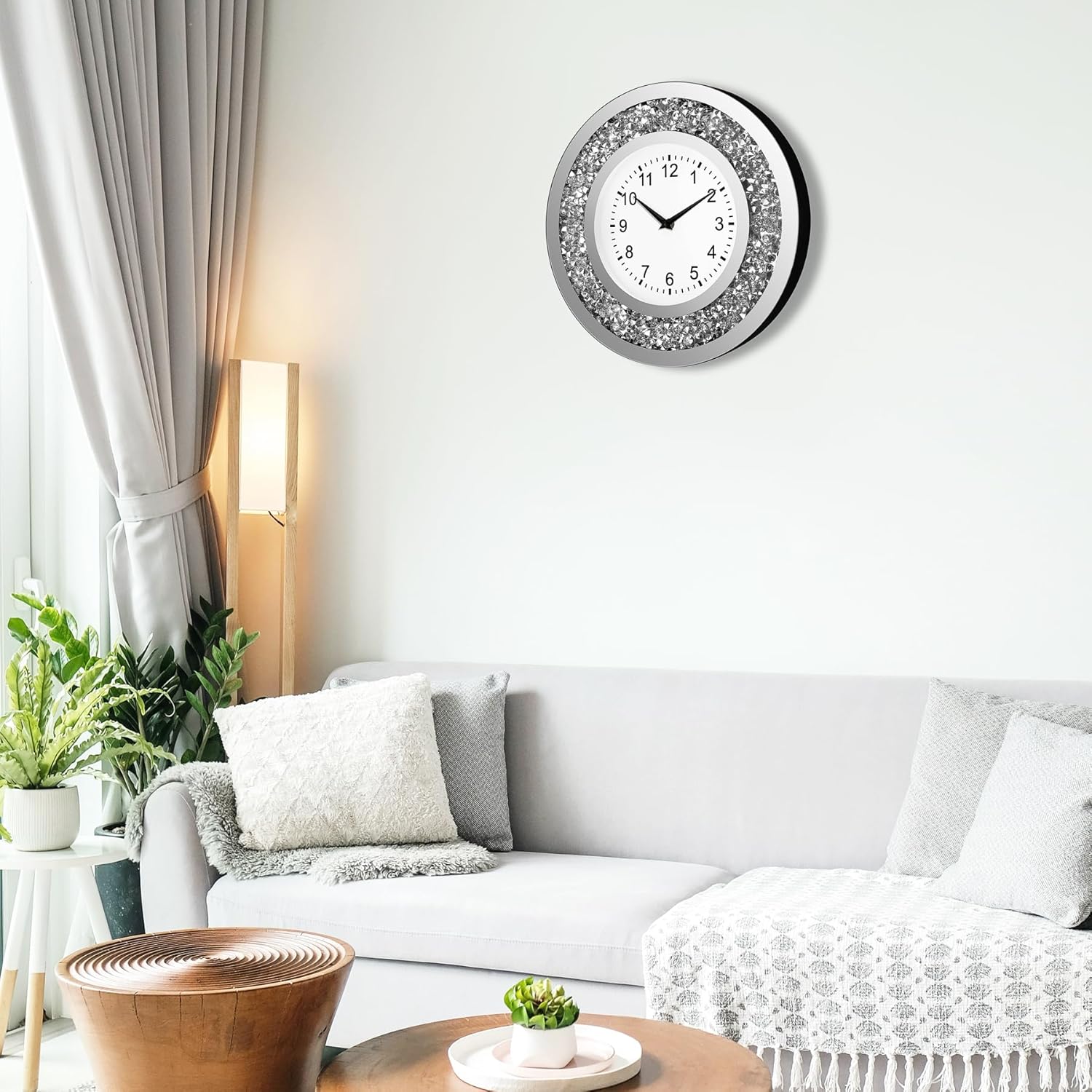 Round Luxe Glass Mirror — 14" - View 5