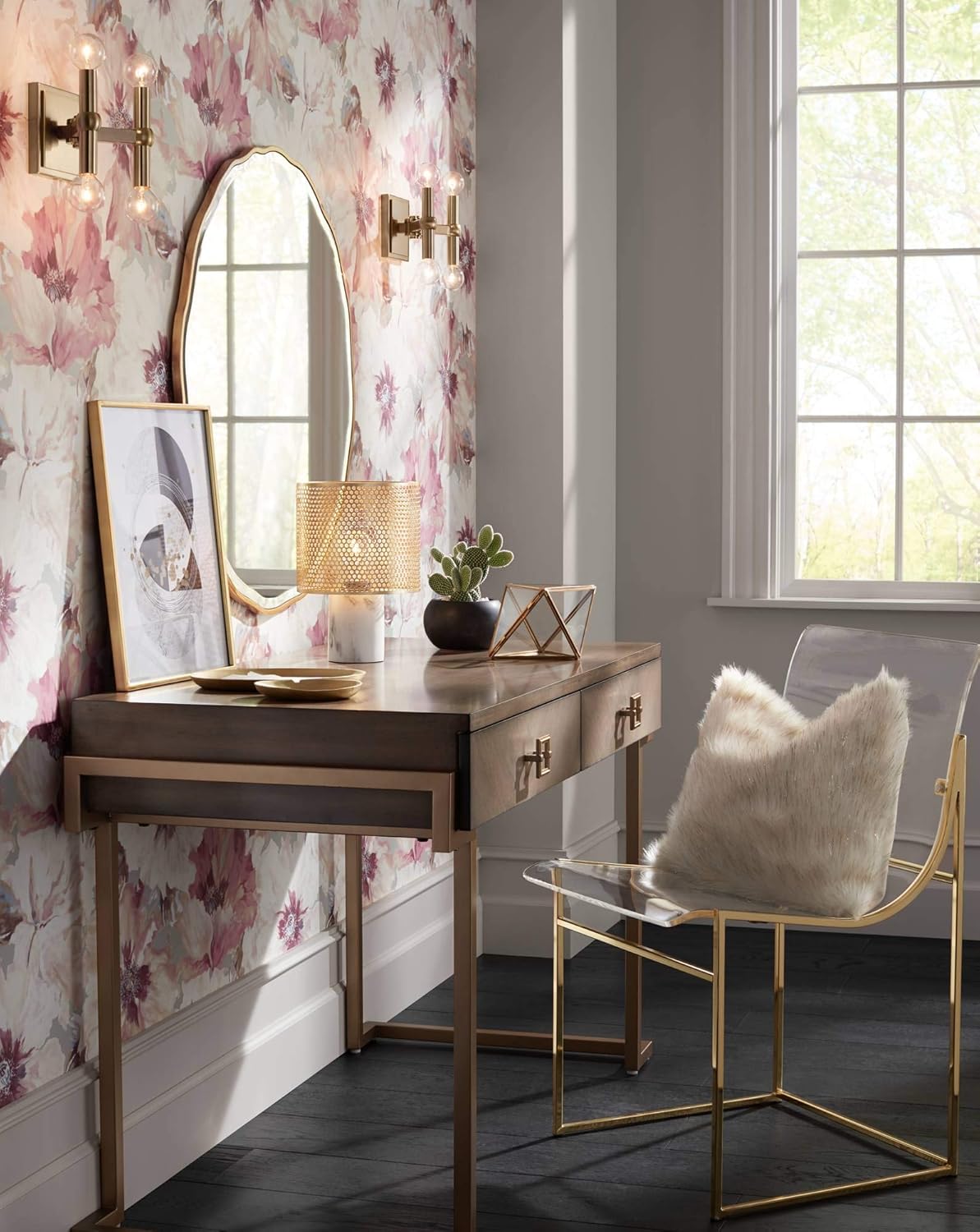 Beveled Luxe Wood Wall Mirror — 2" - View 8