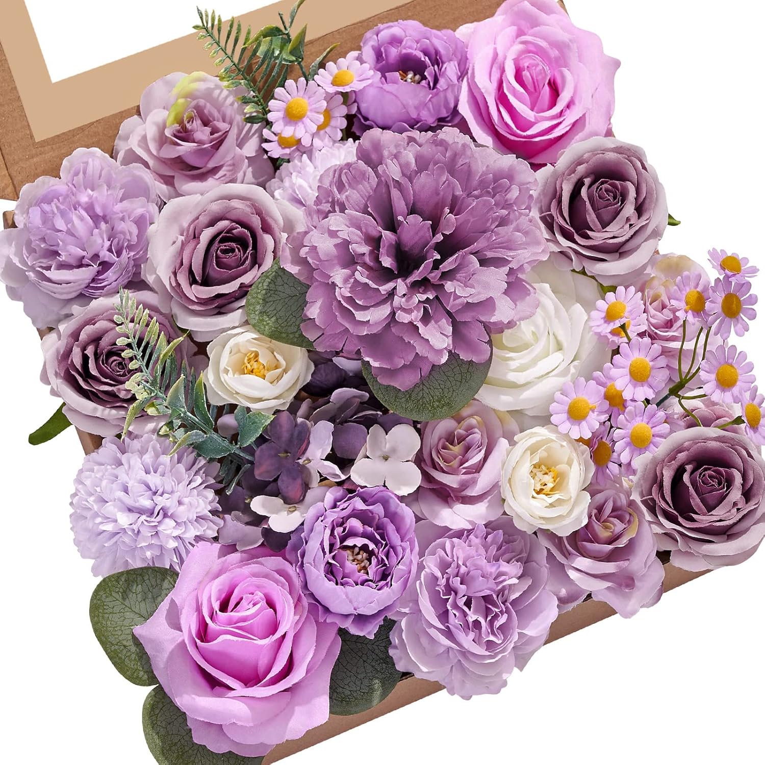 Black Artificial Flowers — Forest Purple