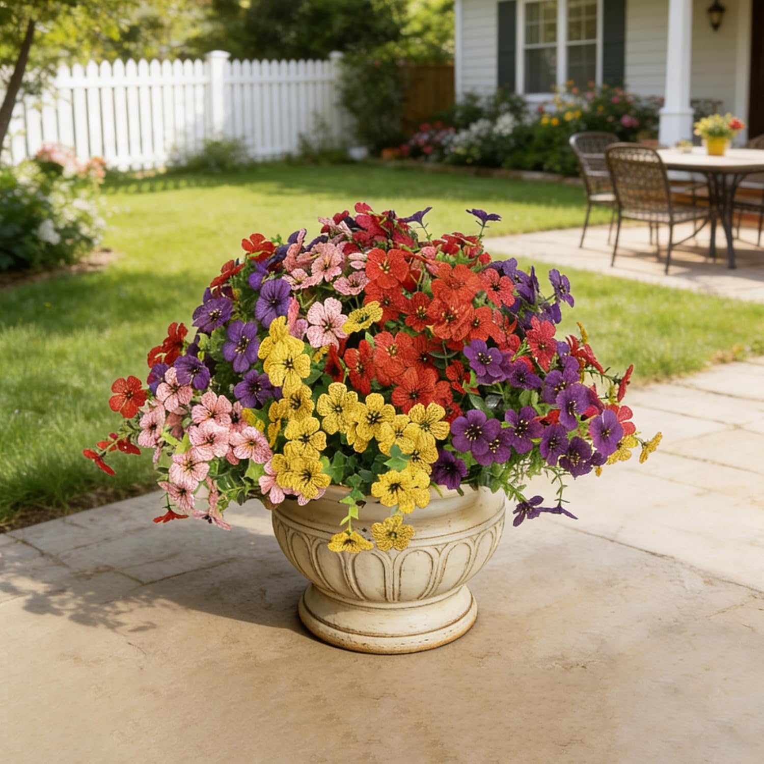 Purple Artificial Plant — Mix 6 Color