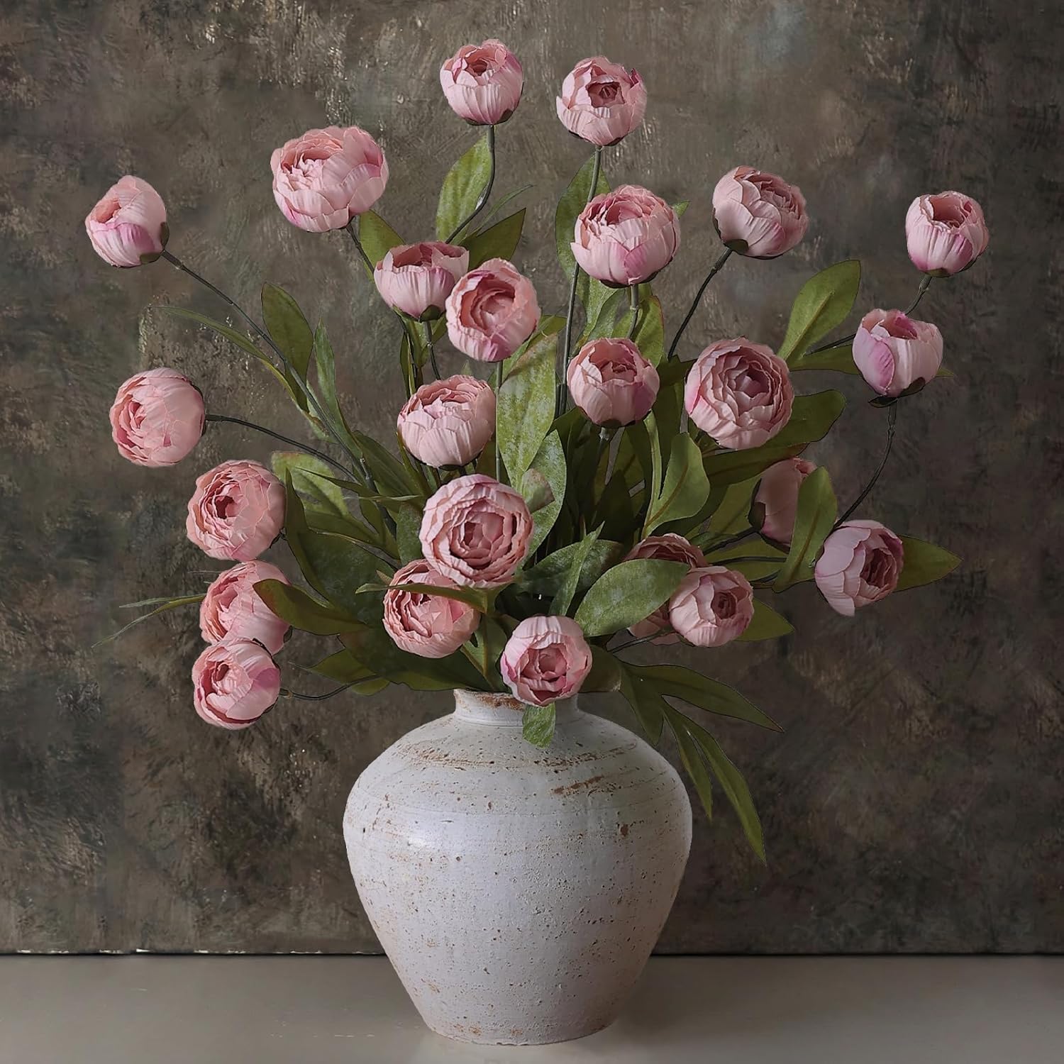 Beige Artificial Flowers — 27" — 12