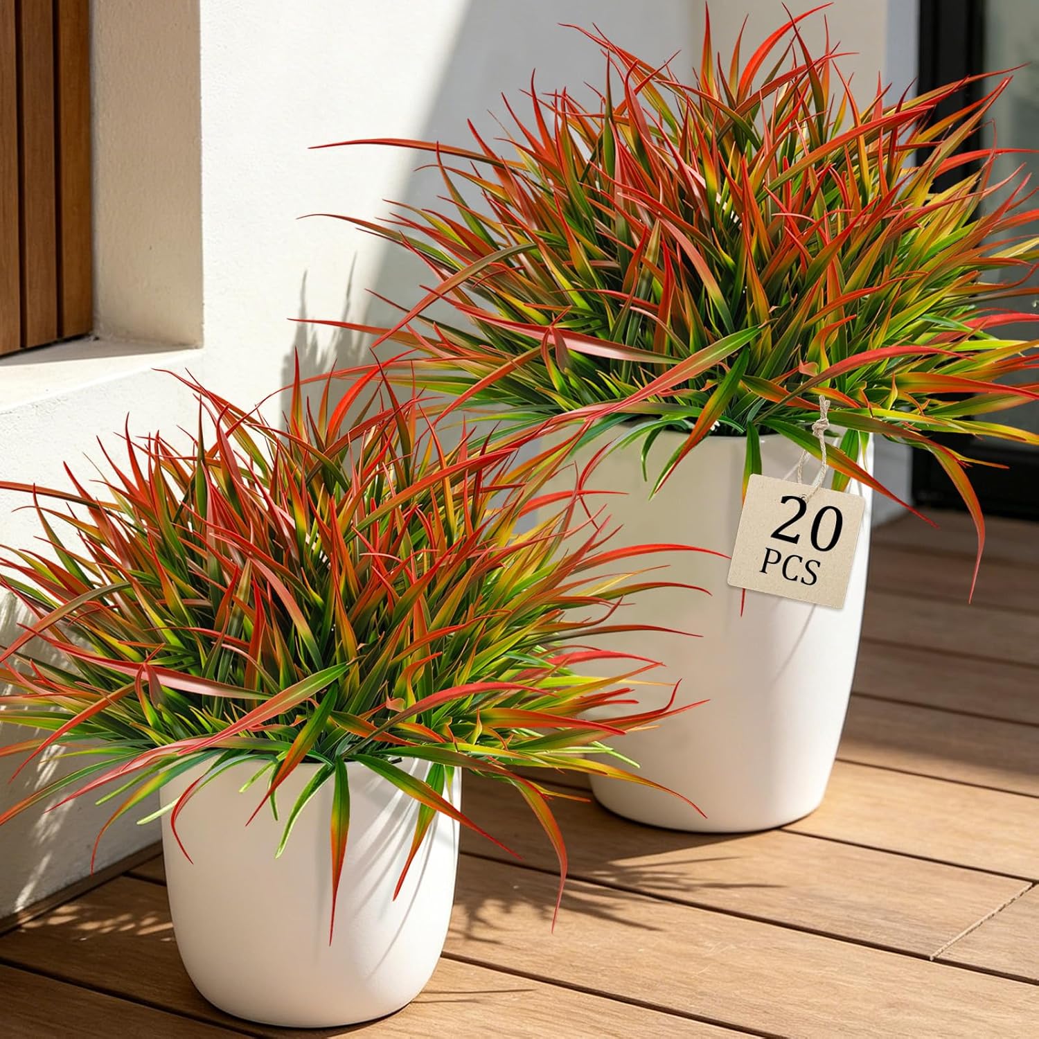 Orange Artificial Plant — 20 Pcs
