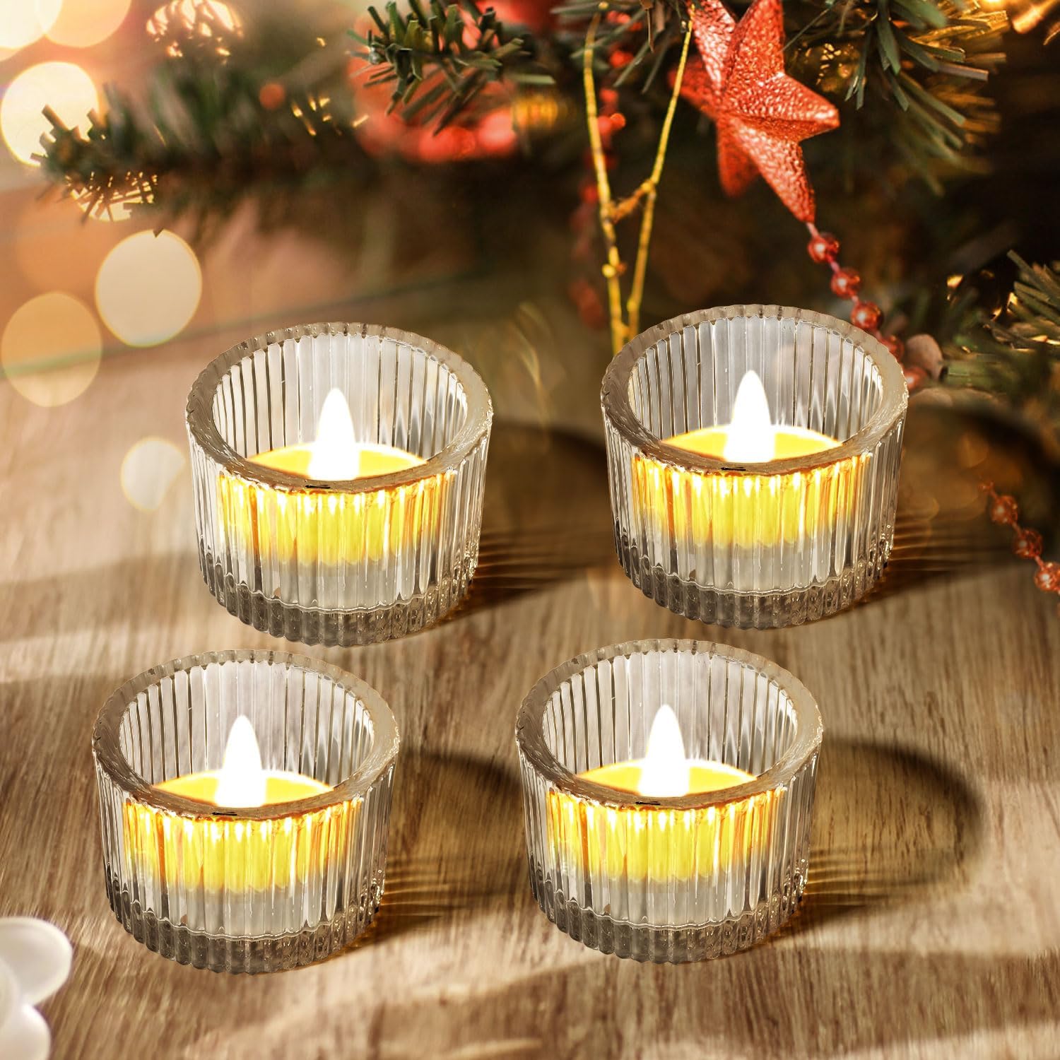 Luxe Black Candle — 2" — Clear
