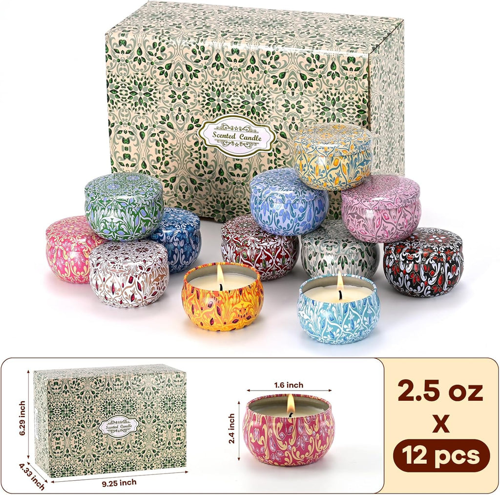 Soy Metal Scented Candle - View 7