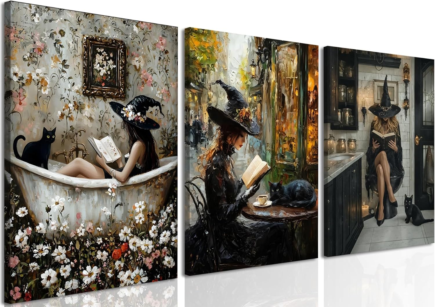 Framed Fabric Wall Decor — 24" — Canvas 12x16 inch