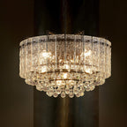 Round Luxe Black Chandelier — 10-Light - View 9