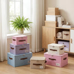Linen Beige Storage Bin — Set of 1 - View 2