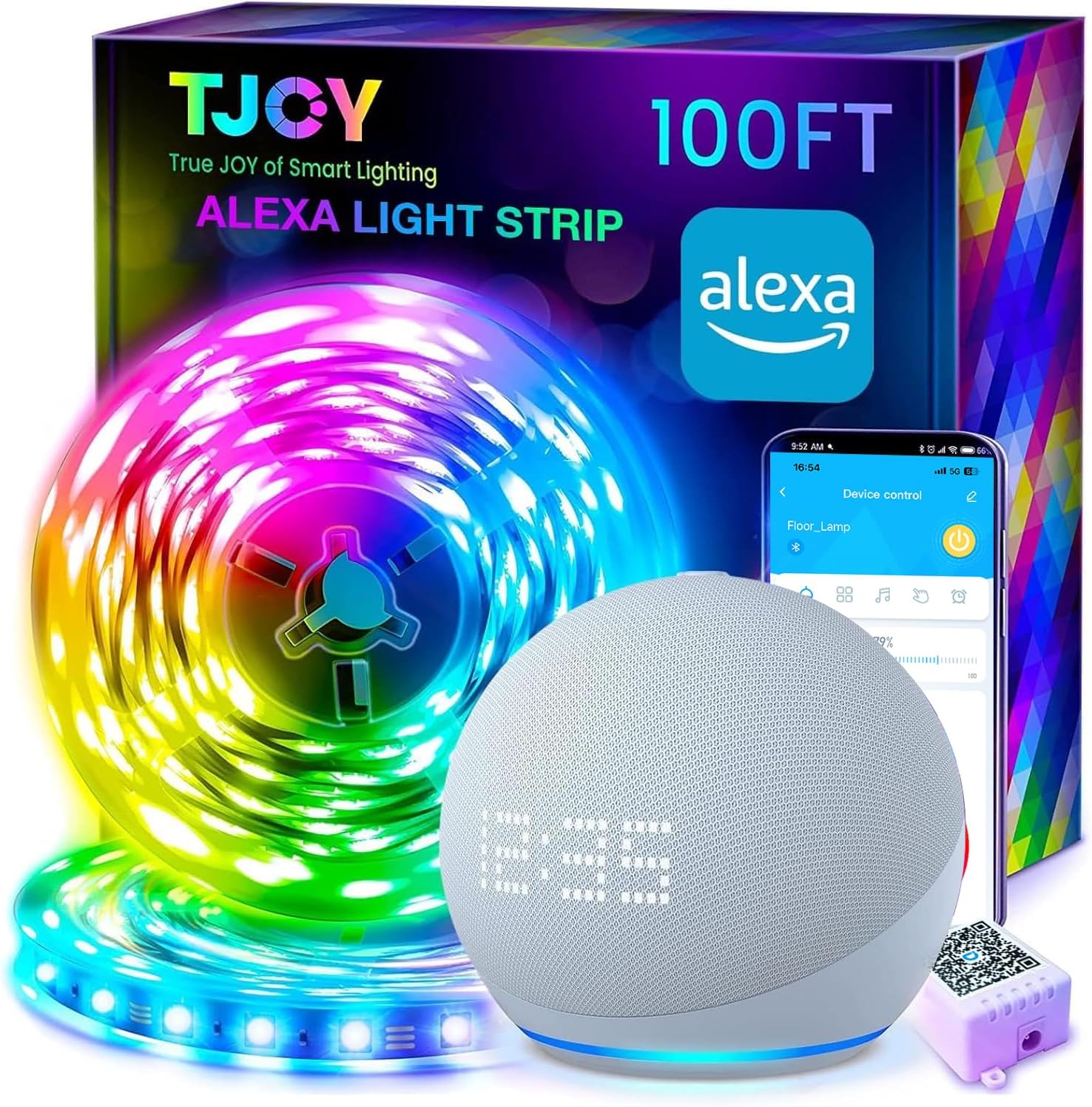 Smart Metal LED Strip Lights — 100 ft