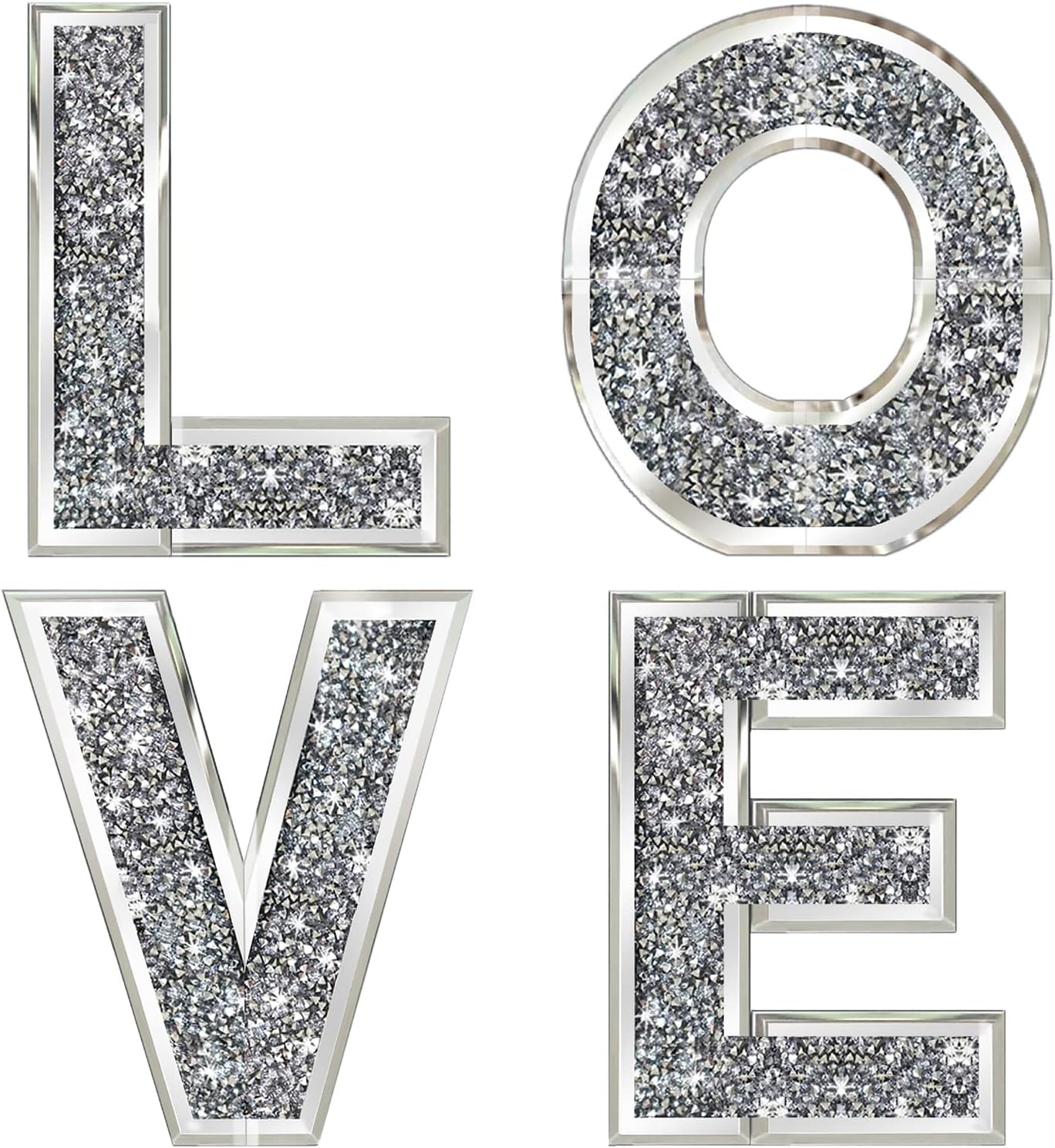 Luxe Glass Mirror — 8" — Dimond Love