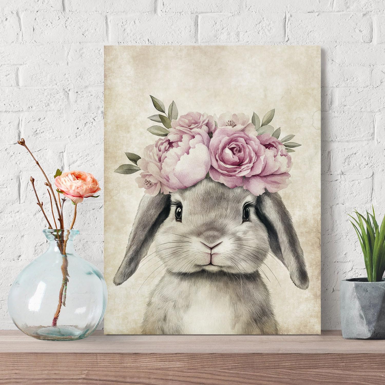 Framed Mid-Century Metal Canvas Wall Art — 12" - View 5