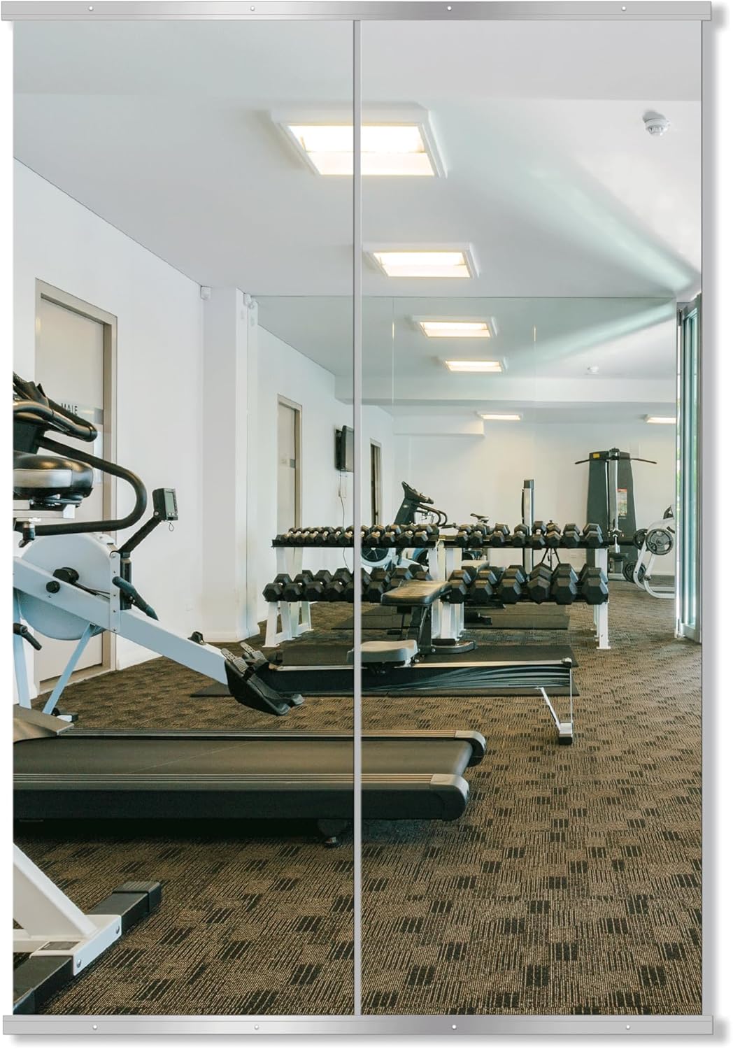 Glass Wall Mirror — 50" — 70''x24''x2PCS