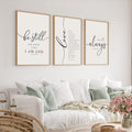 Framed Black Wall Decor — 11" — 11"x14"