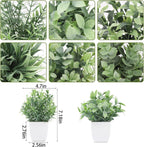 Green Faux Plant - View 3