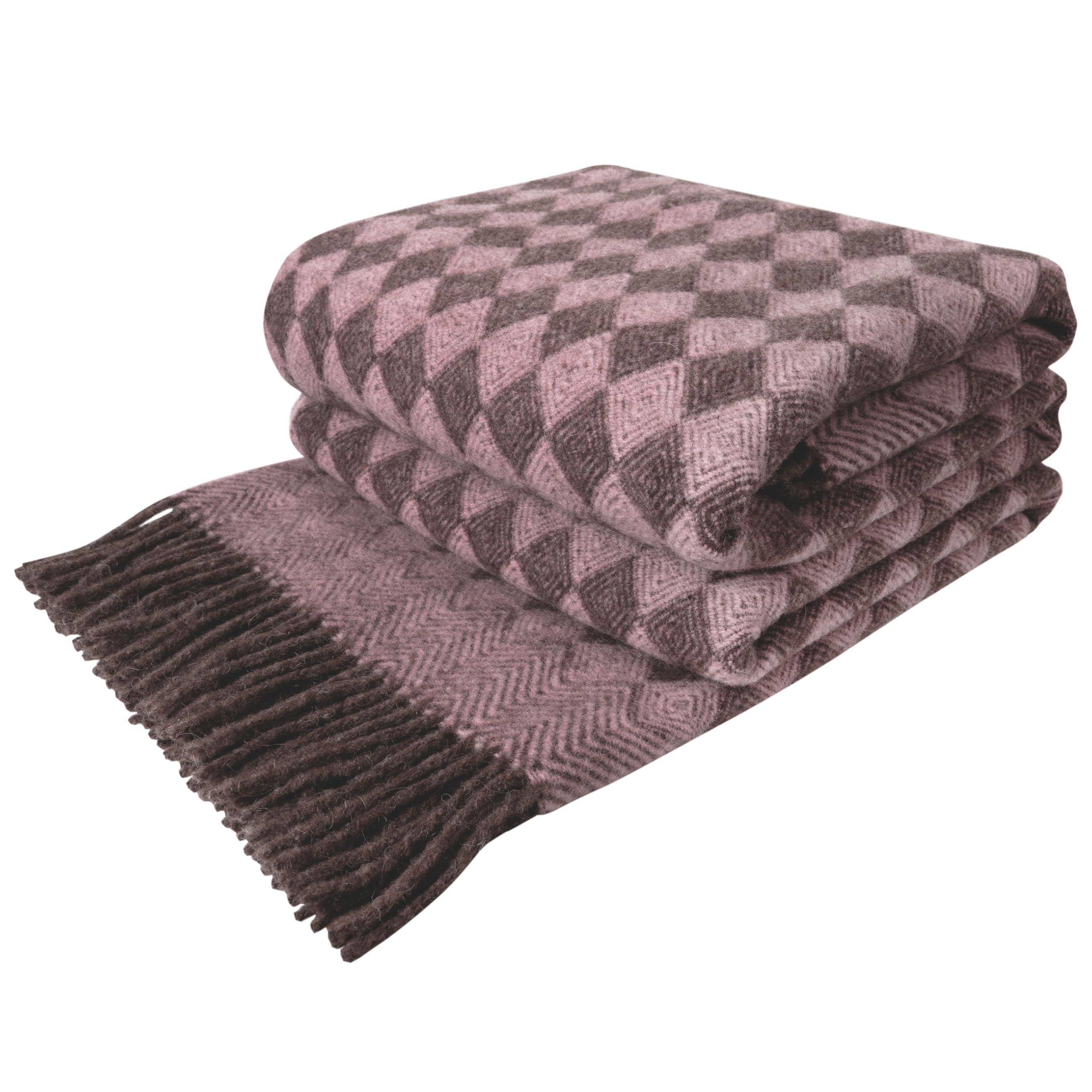 Scandinavian Brown Throw Pillow — 55x79