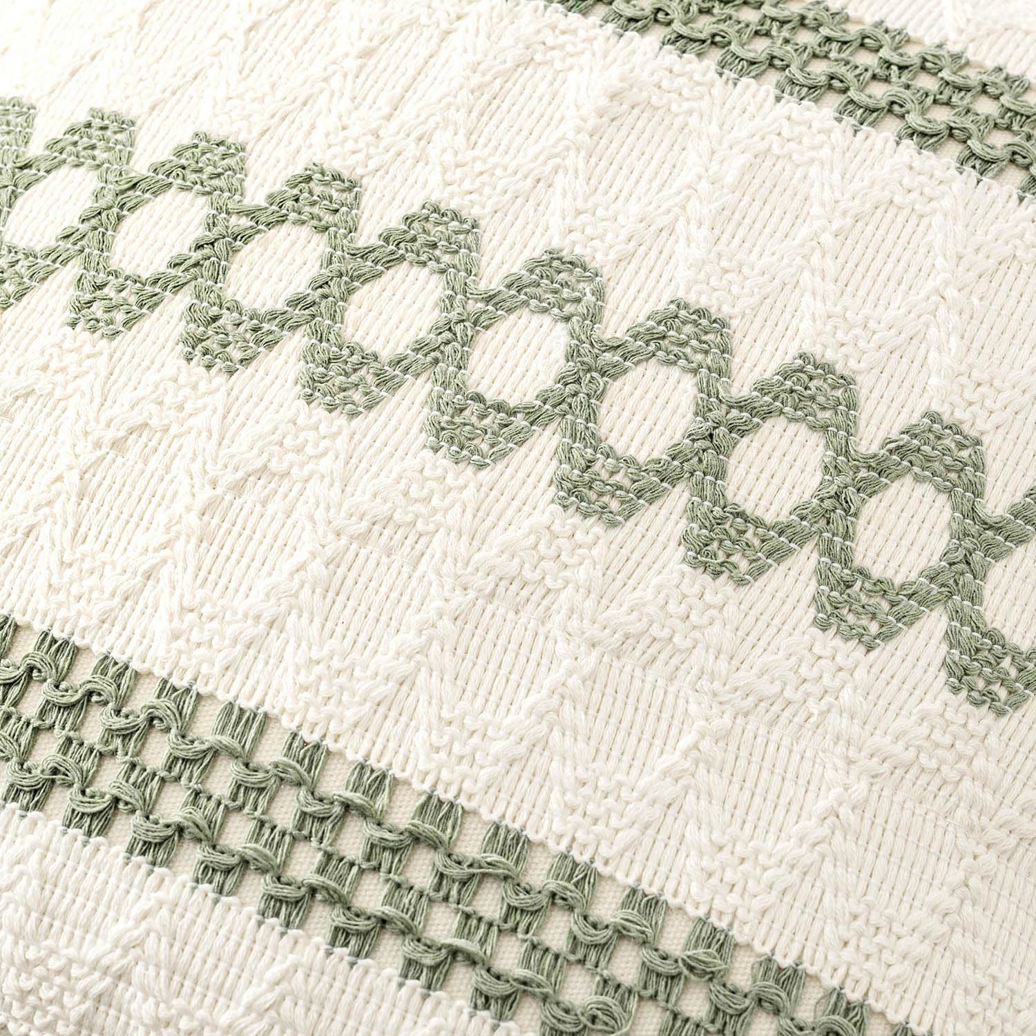 Boho Beige Pillow Cover — 16" - View 4