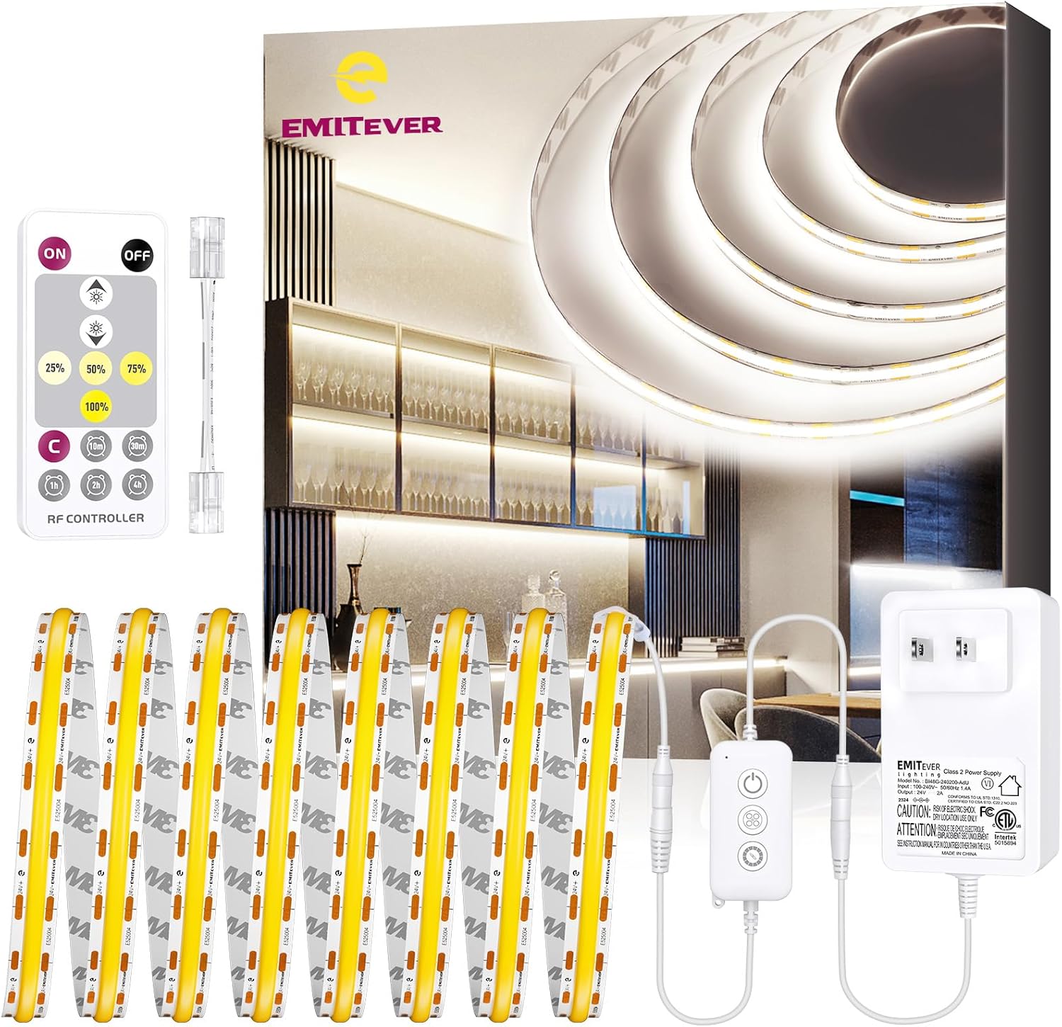 Metal LED Strip Lights — 4000K KIT