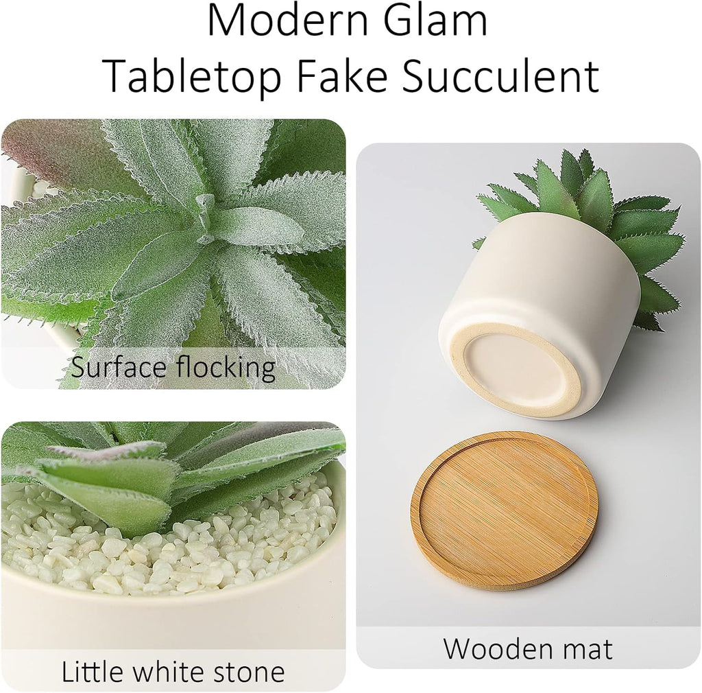 Wood Artificial Plant — 9" - View 8