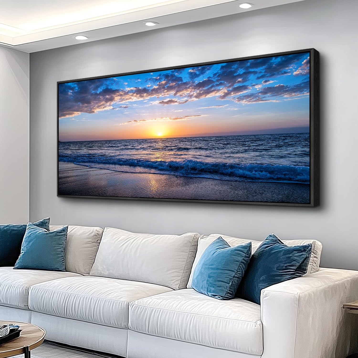 Beige Wall Decor — 40" — 72"L x 32"W